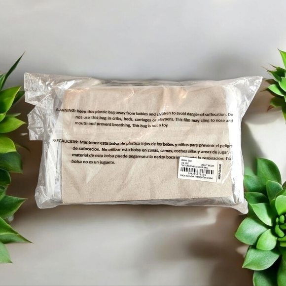 NWT Badgley Mischka Blue Tweed Messenger Crossbody - Picture 8 of 8